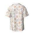 thumbnail image 2 of Wukai Maple Leaves Men's Casual Short-Sleeve Button Down Shirt - Lightweight Summer Dress Shirt for Daily Wear-4X-Large, 2 of 7