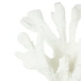 thumbnail image 4 of 8" x 13" White Resin Textured Coral Sculpture with Round Copper Base, by DecMode, 4 of 9