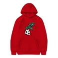 thumbnail image 2 of WOYY Graphic Hoodie for Boys Casual Dinosaur Print Pullover Hooded Sweatshirt with Pocket, 2 of 4