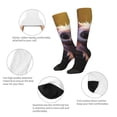 thumbnail image 3 of Balery Adorable Fluffy Bat Calcetines novedosos Calcetines deportivos Calcetines hasta la rodilla Calcetines de algodón Calcetines originales y geniales, 3 of 6
