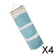 thumbnail image 1 of Organizador de Armario Colgante con 2 X 3 Bolsillos, Puerta de Armario, Juguetes, Llaves, Almacenamiento de Pañales, Azul 4 piezas, 1 of 9