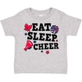thumbnail image 3 of Inktastic Cheerleading Eat Sleep Cheer Girls Toddler T-Shirt, 3 of 5