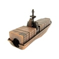 thumbnail image 4 of Bronze Metal Container Cargo Ship Replica Die Cast Novelty Toy Pencil Sharpener, 4 of 5
