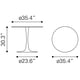 thumbnail image 4 of Mesa de Comedor Kessa Muebles Opus Negro, 4 of 7