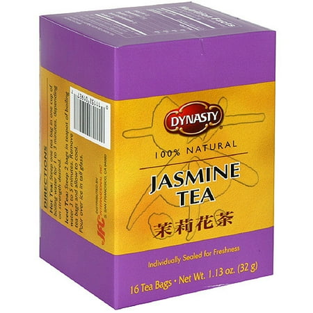 Dynasty 100% Natural Jasmine Tea, 1.13 oz, 16ct (Pack of 6)