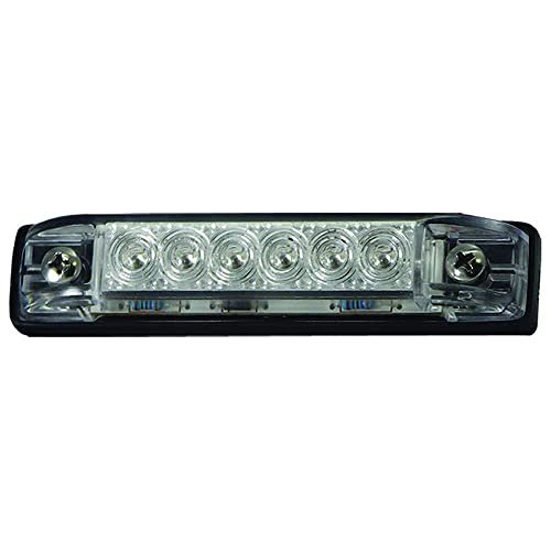 T-H Marine LED-51800-DP LED Slim Line Utility Strip Lights, 4" - Clear, White