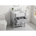thumbnail image 5 of Elegant Lighting VF60130BK Clement 30" Free Standing Single Basin Vanity Set - Black, 5 of 8