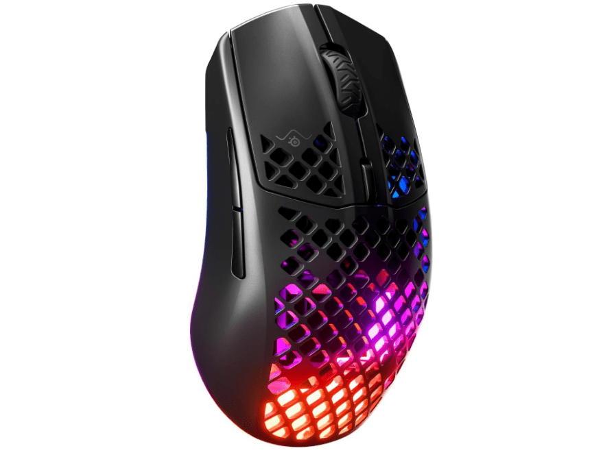 Pre-Owned SteelSeries Aerox 3 Super Light Honeycomb Wireless RGB Optical Gaming Mouse - Onyx