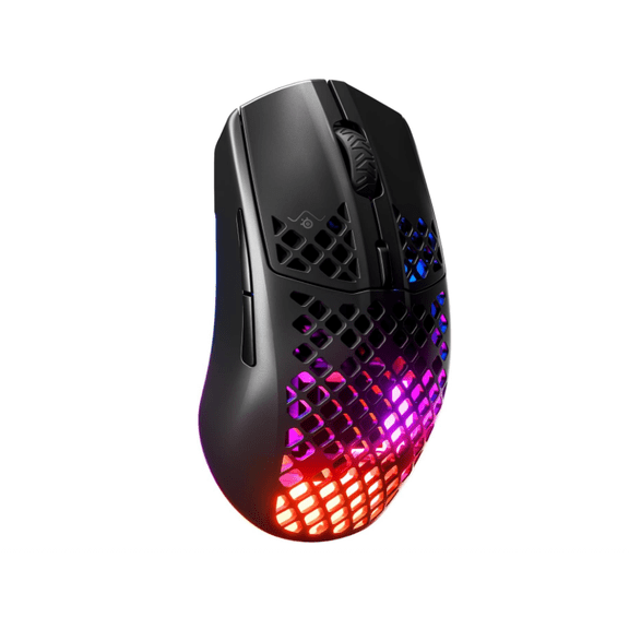 Pre-Owned SteelSeries Aerox 3 Super Light Honeycomb Wireless RGB Optical Gaming Mouse - Onyx