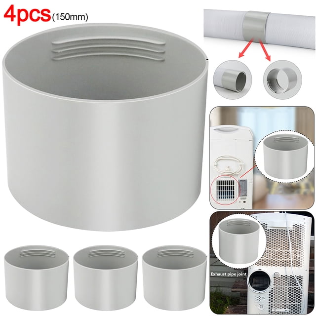 Conector Manguera Escape Roscado Interfaz Aire Acondicionado Portátil (150 Mm)