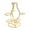 Gold, variant on HILABEE Globe Stone Holder Decorative Globe Organizer for Tabletop Living Room Hotel Gold