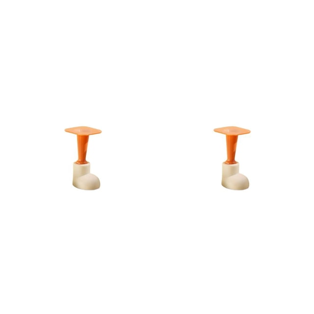 Scienceny Tope de puerta Reducción de ruido Protector de pared montado Sin perforaciones Antideslizante Tope de puerta extraíble Protección de plástico tipo 3 2piezas Scienceny CBP316712