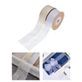 thumbnail image 3 of 2x Metallic Glitter Craft Ribbon DIY Bow Making Wired Edge Swags Christmas, 3 of 9
