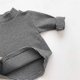 thumbnail image 5 of Gibobby Playera&nbsp;Moda Niños pequeños, bebés recién nacidos, niños y niñas, blusa de manga larga sólida a rayas, camisetas, trajes, ropa(Gris, 6-12 Meses), 5 of 5