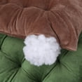 thumbnail image 3 of Nvzi Juego de 6 piezas. Cojín cuadrado rojo para asiento de 40 x 40 cm, cojín de terciopelo con correas ajustables, cojín antideslizante para asiento de comedor, cojín para asiento de suelo tatami., 3 of 5