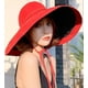 thumbnail image 3 of Sombrero de sol para mujer, plegable, reversible, con protección solar UV, ala ancha, para playa, para verano$Sombrero de sol para mujer, sombrero de sol de ala ancha para mujer, sombrero, 3 of 6