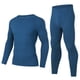 thumbnail image 1 of Ceisia Gift Men's Warm Soft Casual Long Sleeve Round Neck Lounge Homewear Two Piece Outfit Set, 1 of 8
