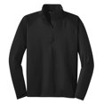 thumbnail image 5 of Sport-Tek Tall Sport Wick Stretch 1/2 Zip Pullover-2XLT (Black), 5 of 6
