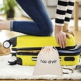 thumbnail image 3 of Hotel Home Hair Dryer Bag Drawstring Bag Container Hair Dryer Storage Pouch, 3 of 9