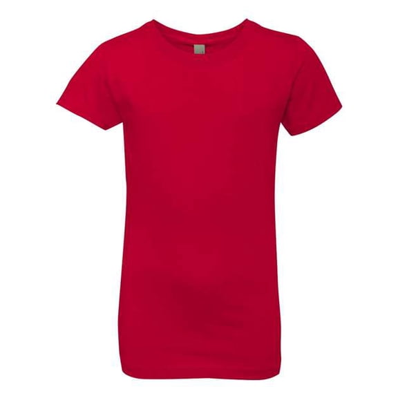 Camiseta Next Level Princess para niña Ropa de siguiente nivel 3710 Roja XS