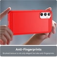 thumbnail image 5 of for Samsung Galaxy A34 5G case, Galaxy A34 Phone case with HD Screen Protector, Fashion Shock-Absorption Flexible TPU Bumper Soft Rubber Protective Phone Case Cove for Samsung Galaxy A34 5G, Red, 5 of 16