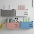 thumbnail image 2 of Wireless Wifi Router Storage Box Organizer Abs Plastic Wall Hanging Cable Power Holder Home Decoration, 2 of 15