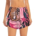 thumbnail image 2 of Goofa Cheetah On Toilet Humor Art Printed Women 2 in 1 Running Shorts,Quick Dry Athletic Workout Shorts,High Waisted Athletic Shorts with Liner Pockets-Small, 2 of 9