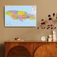thumbnail image 5 of Jamaica Map Posters Wall Art Poster Scroll Canvas Painting Picture Living Room Decor Home 16x24inch(40x60cm), 5 of 6