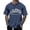 Navy, variant on NinXxx Men's Oversized City Print Crew Neck Loose Casual Sports Tee White XXXXL