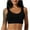 Black, variant on WRKEKC High Support Sports Bras for Women, Wireless Bras for Women, 2-Pack Women's Sexy Bra without Steel Ring U-Shaped with Breast Pad Everyday Underwear