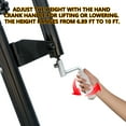 thumbnail image 2 of Portable Basketball Hoop for Youth Adults & Kids, Adjustable Height 6.89 ft to 10.01 ft,34 inch Backboard with Rebound System, Basketball Goal with Water/Sand Base, Wheels, 2 of 9