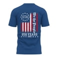 thumbnail image 4 of Short Sleeve T Shirts for Man 250th Anniversary Usa Shirt 1776-2026 American Flag Print America 250 Merchandise Patriotic Tee Tops, 4 of 4