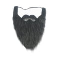 thumbnail image 2 of Barba larga Sunnimix para disfraces Unisex para niños Marrón oscuro, 2 of 8