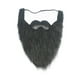 thumbnail image 2 of Suministros para fiestas de disfraces con bigotes divertidos, barba postiza larga y vello facial para Negro, 2 of 9