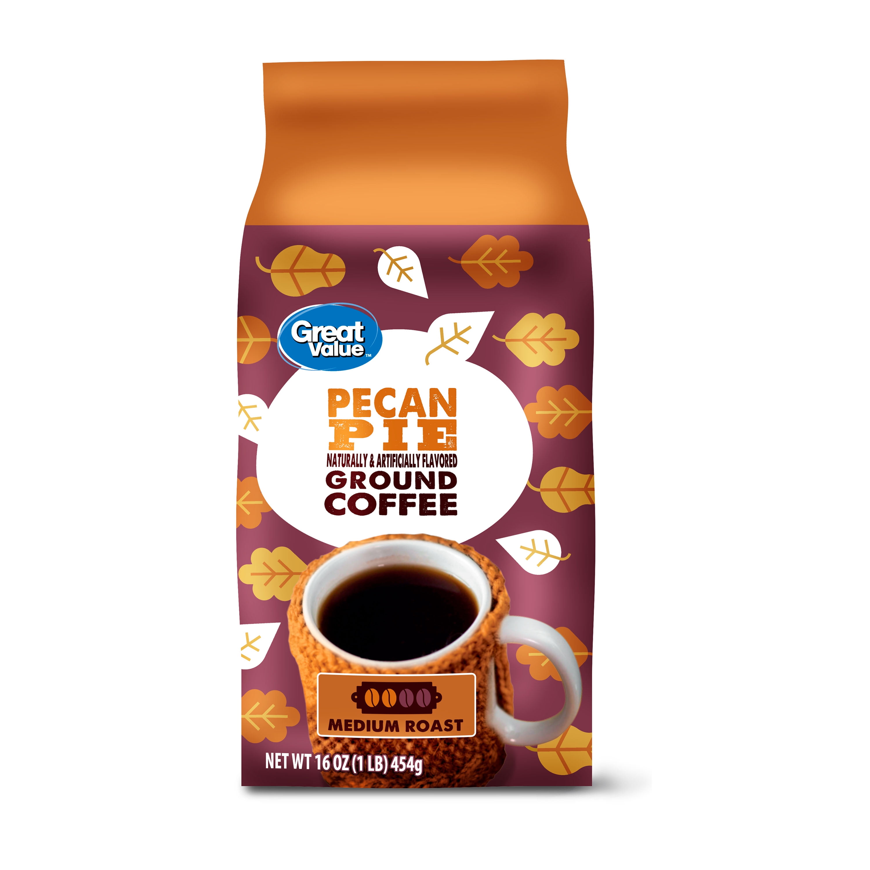 Great Value Pecan Pie Ground Coffee, 16 