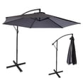 thumbnail image 1 of Sombrilla Plegable Para Jardin Playa Y Exteriores Metalica (Gris), 1 of 9