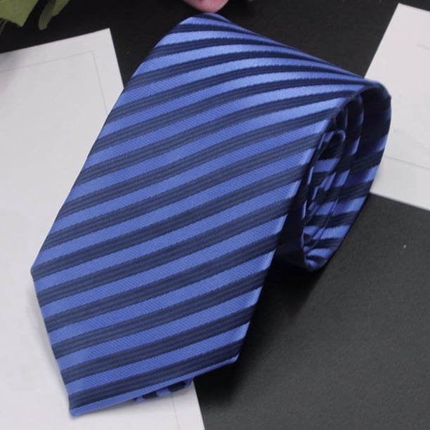Camisa de vestir de negocios de sarga de moda para hombre de 8 cm, corbata de poliéster lisa, corbata de poliéster para hombre