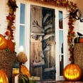 thumbnail image 4 of Monsters Behind The Door Halloween Door Cover, Halloween Decorations, TRL1231D - 36" x 96", 4 of 5