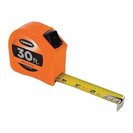 UPC: 0052837027989 | Keson Tape Measure 1 In x 30 ft Orange In./Ft. PGT1830V