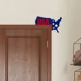 thumbnail image 4 of 4th of July Wooden Door Frame Decor - USA Patriotic Corner Decoration - Memorial Day & Independence Day Party Door Trim with Festive Atmosphere, 4 of 7