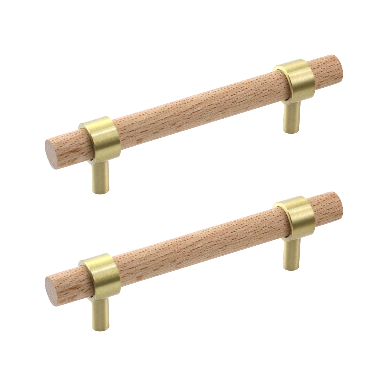 LC LICTOP 4Pcs Wooden Handles Drawer Pulls Furniture Pulls with