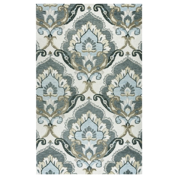 Rizzy Rugs Leone Area Rug LO9991 Beige Petals Floral 9' x 12' Rectangle