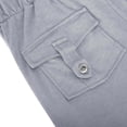 thumbnail image 6 of Linen Pants Women Elastic High Waisted Straight Leg Lace Hem Pants Casual Slacks Summer Beach Vacation Trousers with Pockets, 6 of 8