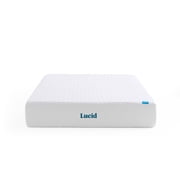 Lucid Refresh Queen Tight Top 12 Medium Firm Gel Memory Foam Mattress with Gel Infusion and Ventilation