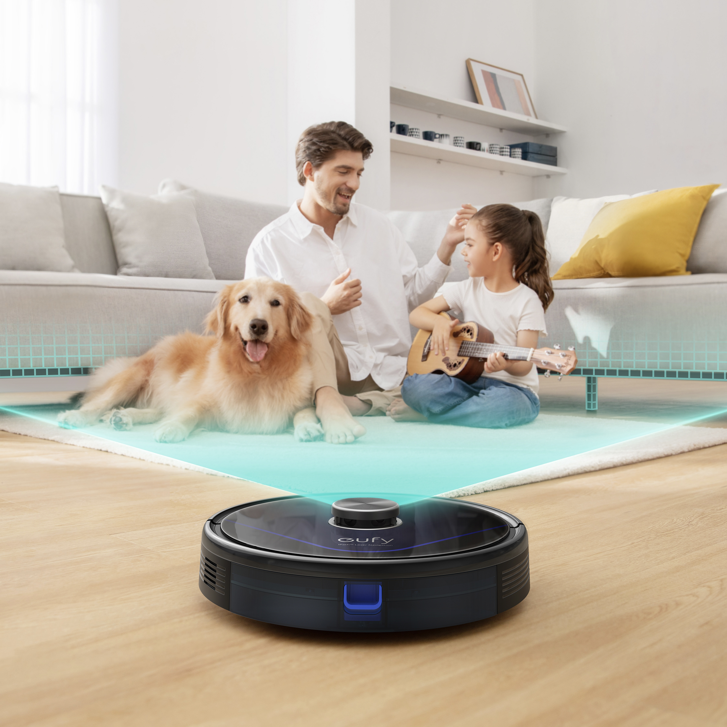 eufy LR20 Robot Vacuum, Laser Navigation for Precise Cleaning, 3000Pa Suction, T2192J11, New - image 5 of 17