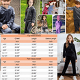 thumbnail image 5 of Oudiya Girls 2 Piece Velour Tracksuit Set Athletic Sportswear Hoodie Sweatshirt and Sweatpant Clothing Sets for Kids, 5 of 7