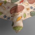 thumbnail image 4 of Cute Hedgehog Floral Pattern Rectangle Tablecloth 60"x102",Waterproof Polyester Rectangle Table Cloth, Wipeable Spillproof Polyester Tablecloth for Dining, Camping, Indoor and Outdoor, 4 of 6