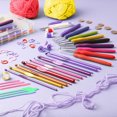 thumbnail image 3 of EIGTHTAIL Crochet Kit for Beginners Adults – Beginner Crochet Kit for Adults and Kids  Learn to Crochet Kits for Adults Beginner and Professionals – 73 Piece Crochet Set with Crochet, 3 of 6