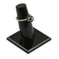 thumbnail image 2 of de de boda ajustable con perla de concha de agua dulce con patrón de flores elegante Zulema Anillo base en blanco, 2 of 6