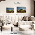 thumbnail image 4 of Elephant Stock California Coastline Golf Course Wall Art - Horizontal Canvas Wall Art - Living Room Wall Decor - Sports Canvas - Brown And Beige Decor - 30" x 20", 4 of 8